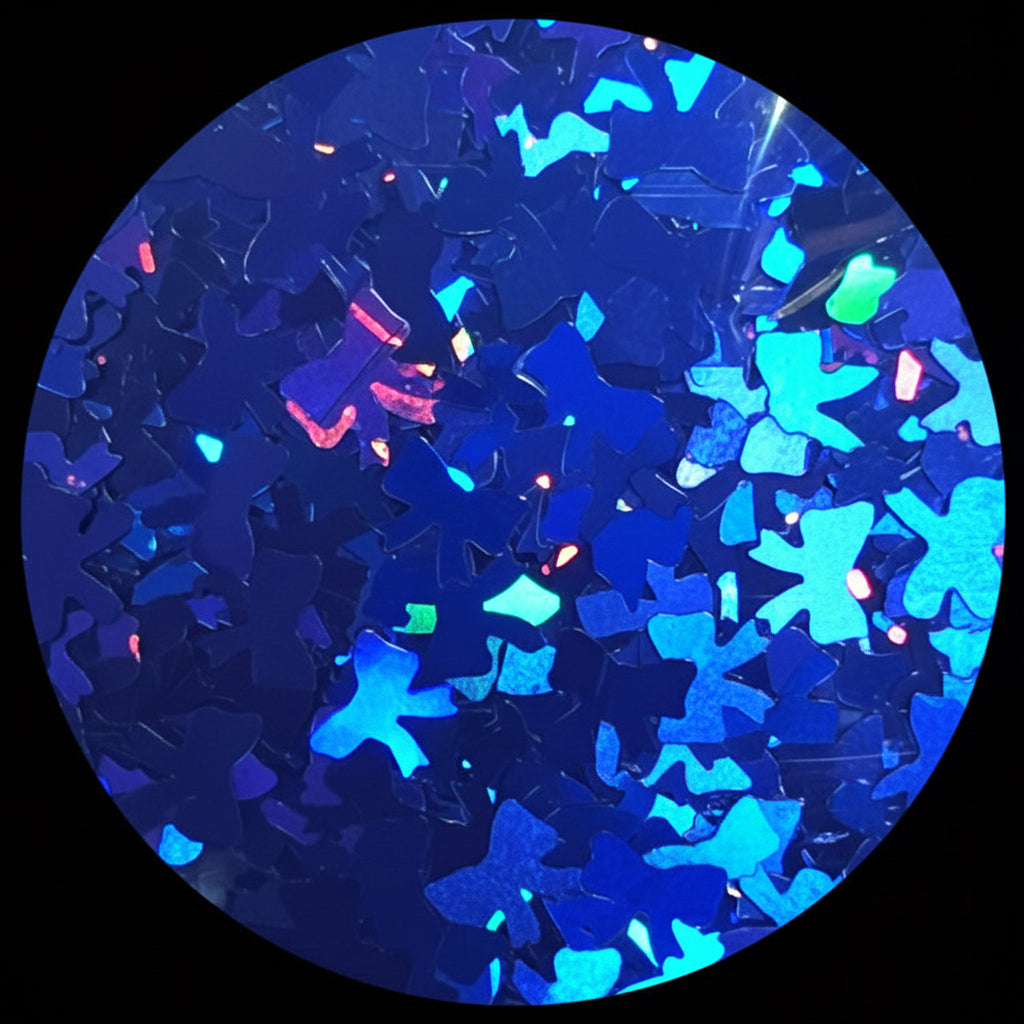 Blue Holo Bows