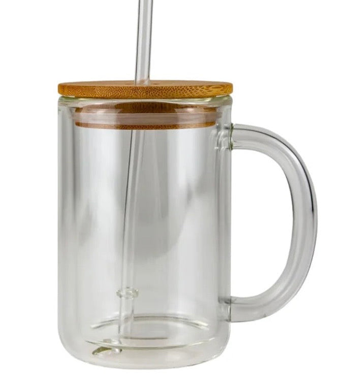 15oz glass cup
