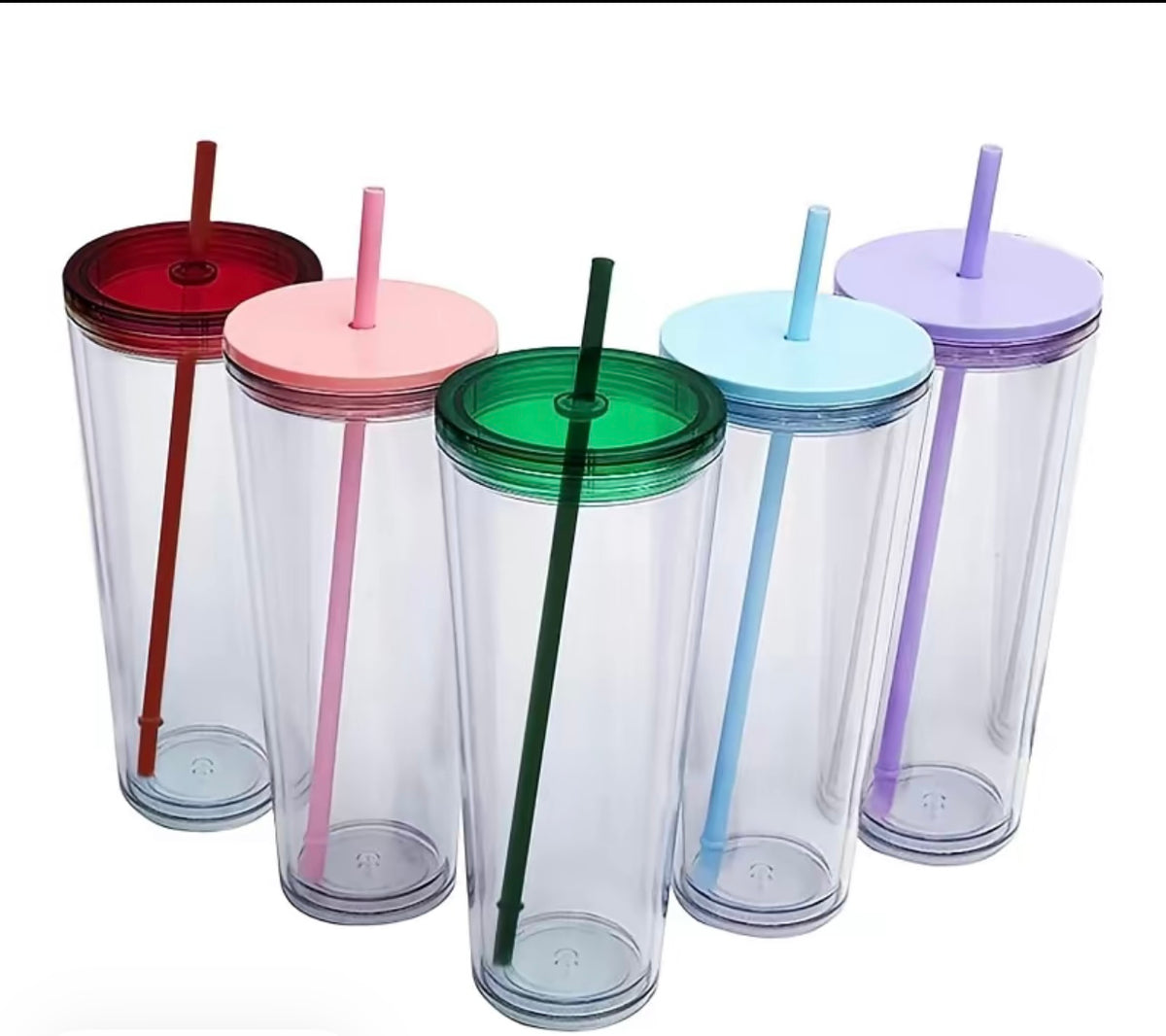 24oz Tapered Acrylic Cup (LIGHT PURPLE)