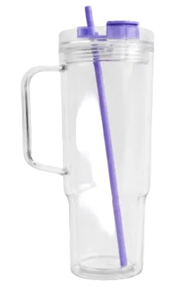 40oz Acrylic Tumbler W/ Handle