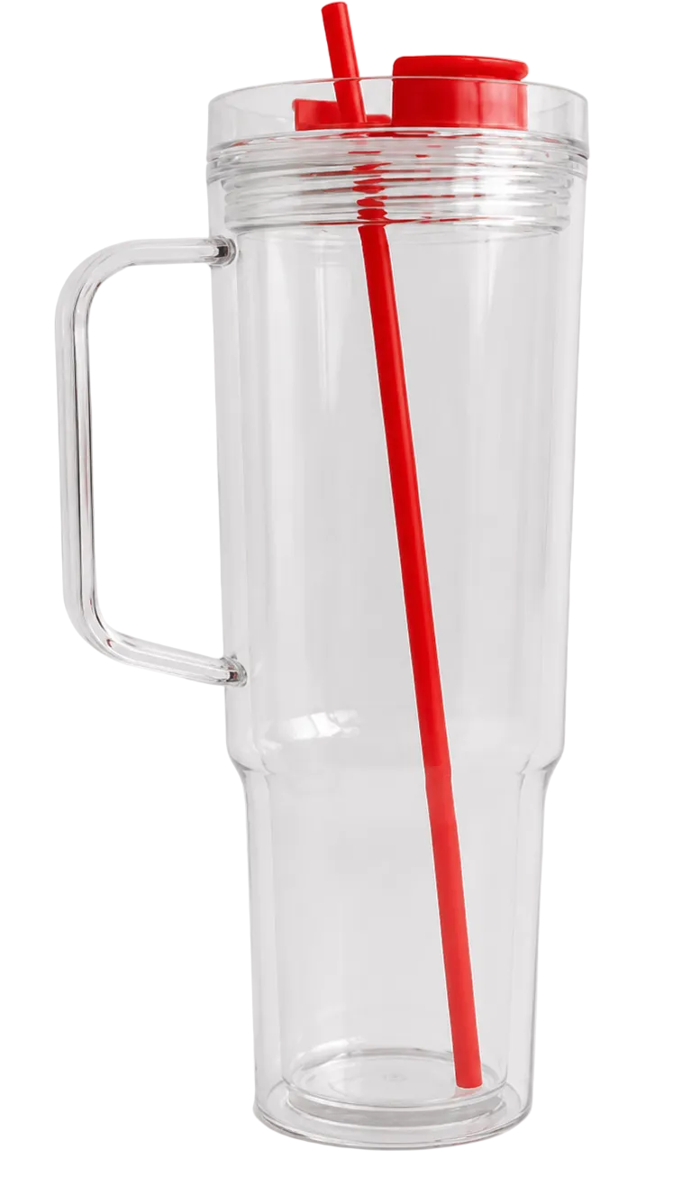 40oz Acrylic Tumbler W/ Handle