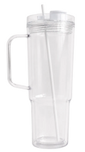 40oz Acrylic Tumbler W/ Handle (WHITE)